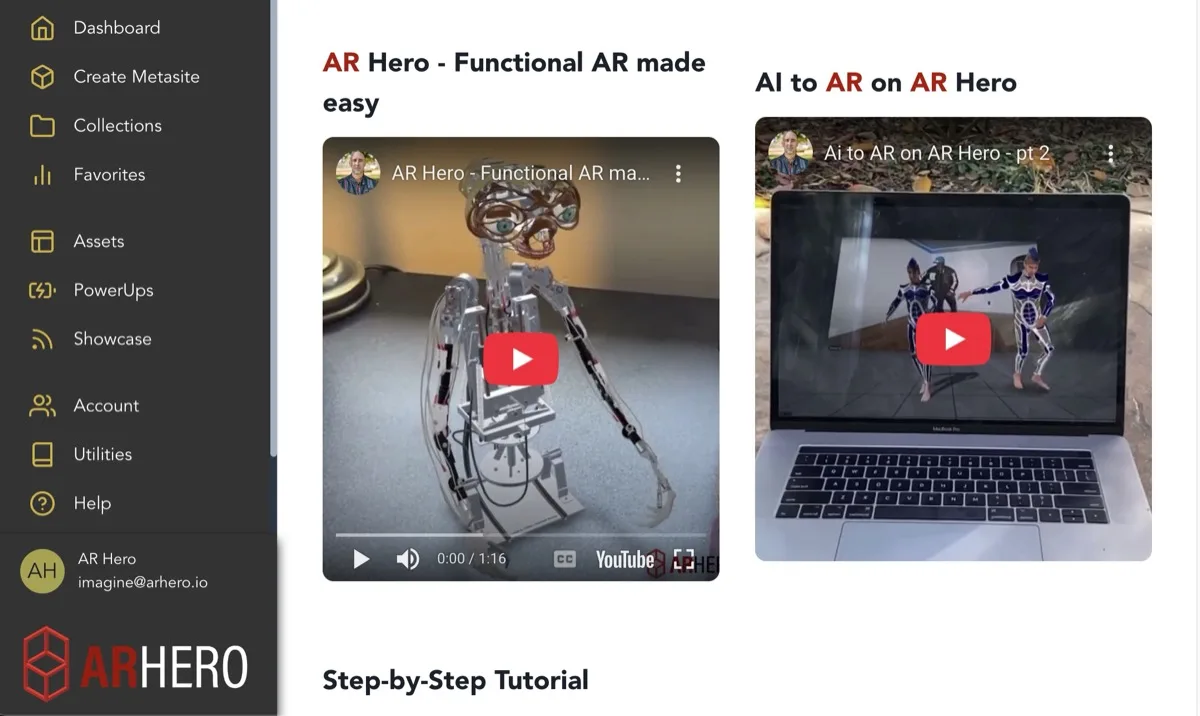AR Hero — no-code WebAR platform with measurable conversion lift
